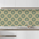 Mosaicowall Vinyl Oil-Resistant DIY Flooring Peel and Stick Tile Sticker & Wall Backsplash Self Adhesive Sticker